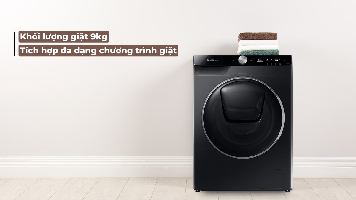 Máy được tích hợp đa dạng chương trình giặt