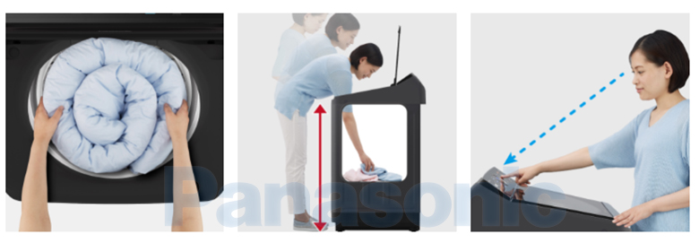 Máy giặt Panasonic sử dụng dễ dàng